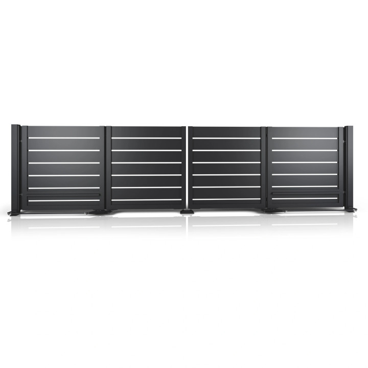 Brama aluminiowa składana MODERN AW.AL.100.