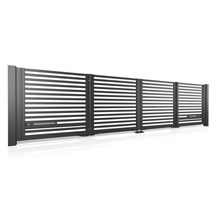 Brama aluminiowa składana MODERN AW.AL.102.
