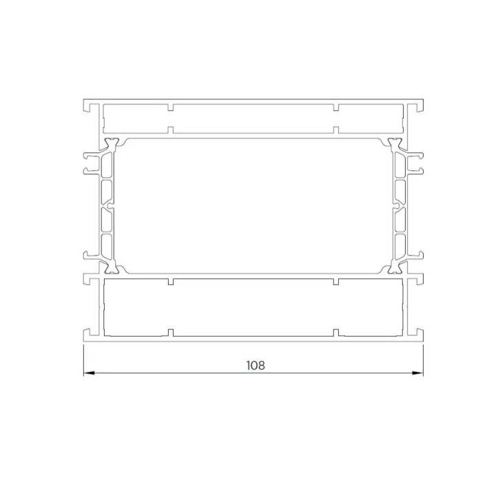 Poszerzenie aluminiowe do drzwi NOVA.