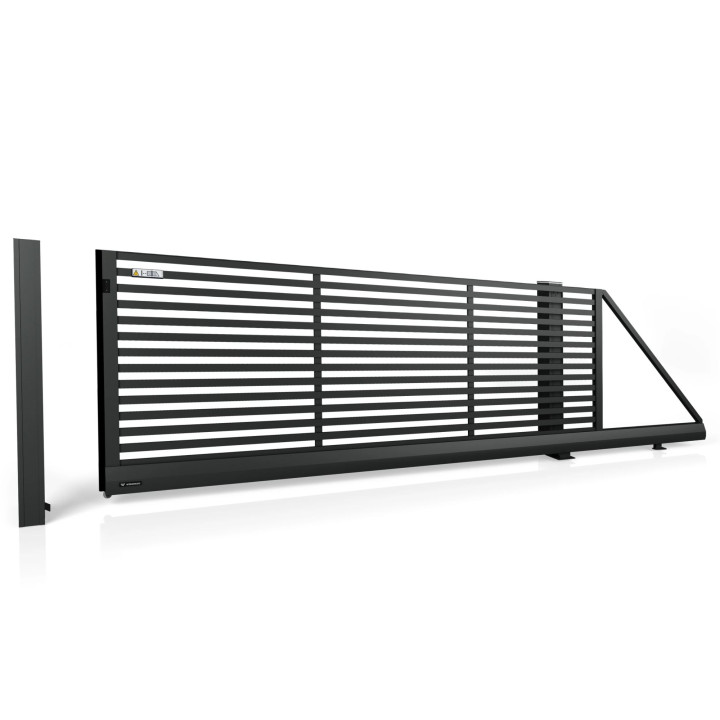 Brama aluminiowa przesuwna MODERN AW.AL.102.