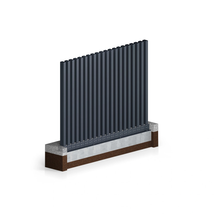 Przęsło palisadowe aluminiowe INFINITY AW.AL.141.