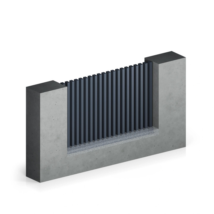 Przęsło palisadowe aluminiowe INFINITY AW.AL.141.