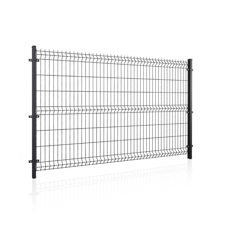 Panel ogrodzeniowy VEGA B Light 3D oczko: 55x200, słupy i akcesoria OMEGA Light. Palety po 50 kpl.