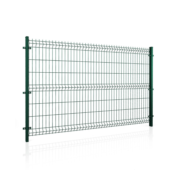 Panel ogrodzeniowy VEGA B 3D oczko: 50x200, słupy i akcesoria OMEGA. Palety po 50 kpl.