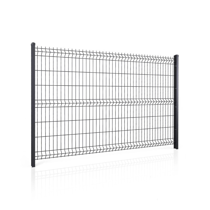 Panel ogrodzeniowy VEGA B 3D oczko: 50x200, słupy i akcesoria GAMMA. Palety po 50 kpl.