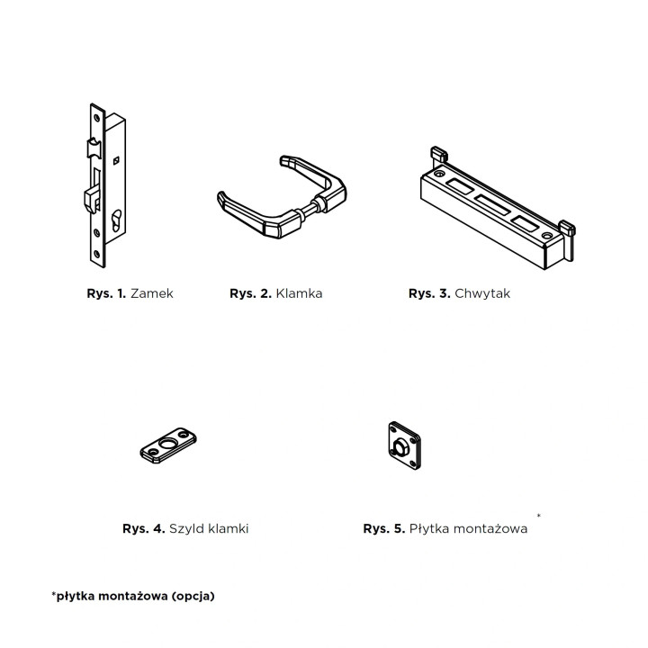 Furtka panelowa Modest Light.