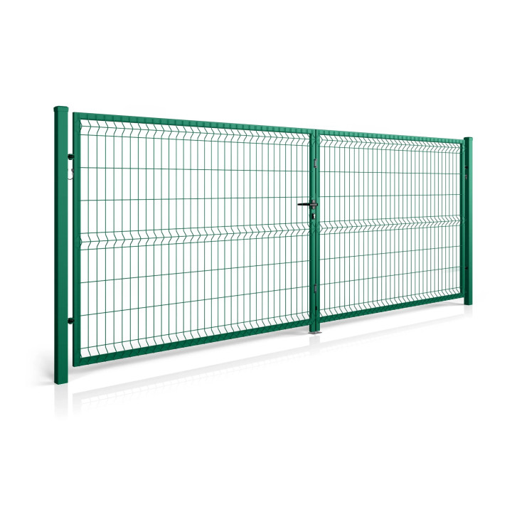 Brama panelowa dwuskrzydłowa Modest Light.