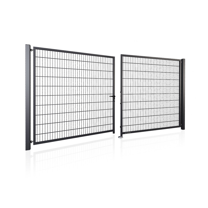 Brama panelowa dwuskrzydłowa Gardia Light.