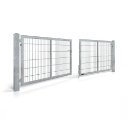 Brama panelowa dwuskrzydłowa Gardia (Locinox Edition).