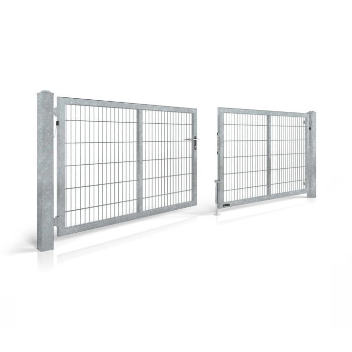 Brama panelowa dwuskrzydłowa Gardia (Locinox Edition).