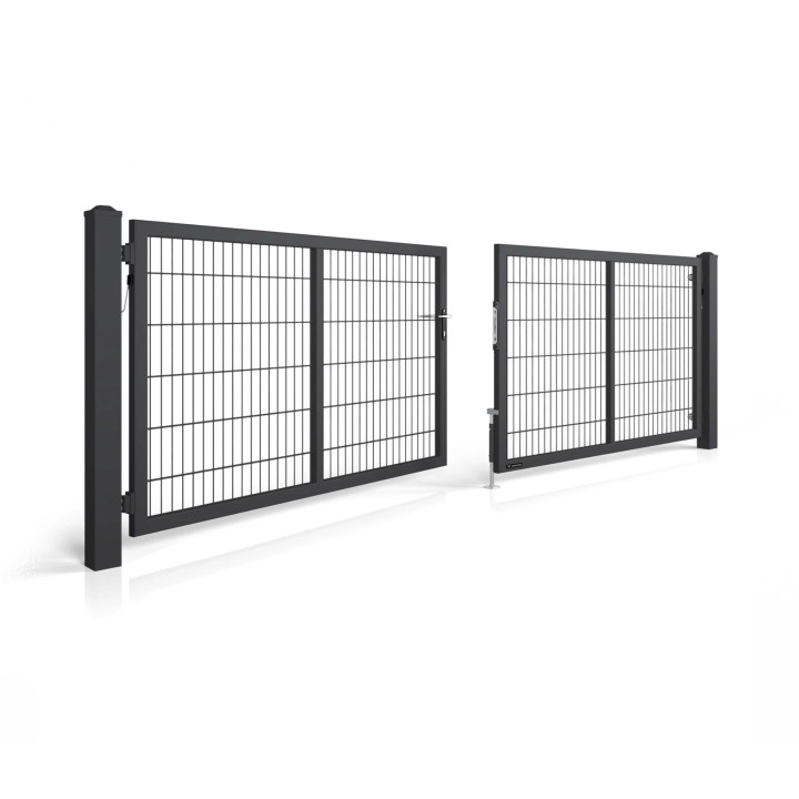 Brama panelowa dwuskrzydłowa Gardia (Locinox Edition).
