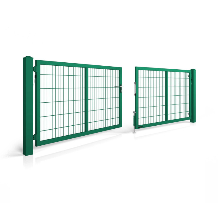 Brama panelowa dwuskrzydłowa Gardia (Locinox Edition).