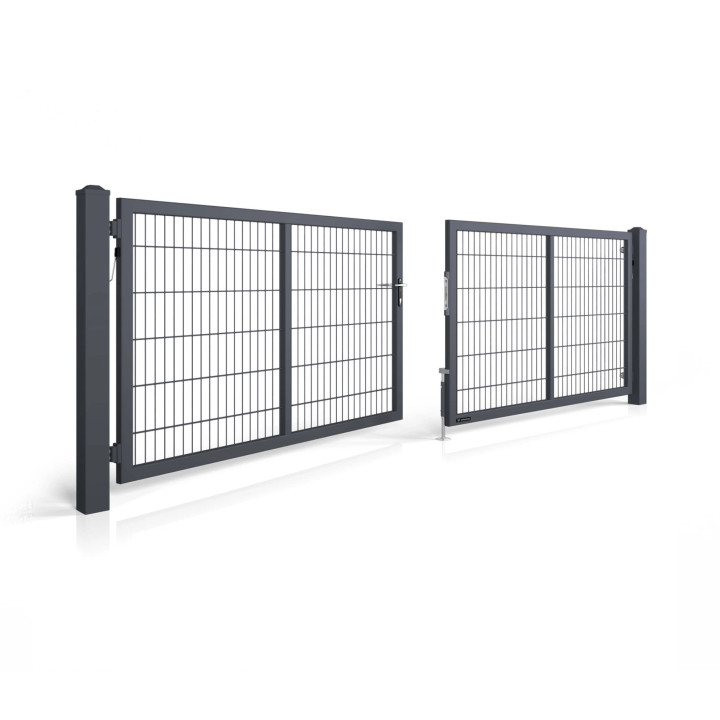 Brama panelowa dwuskrzydłowa Gardia (Locinox Edition).