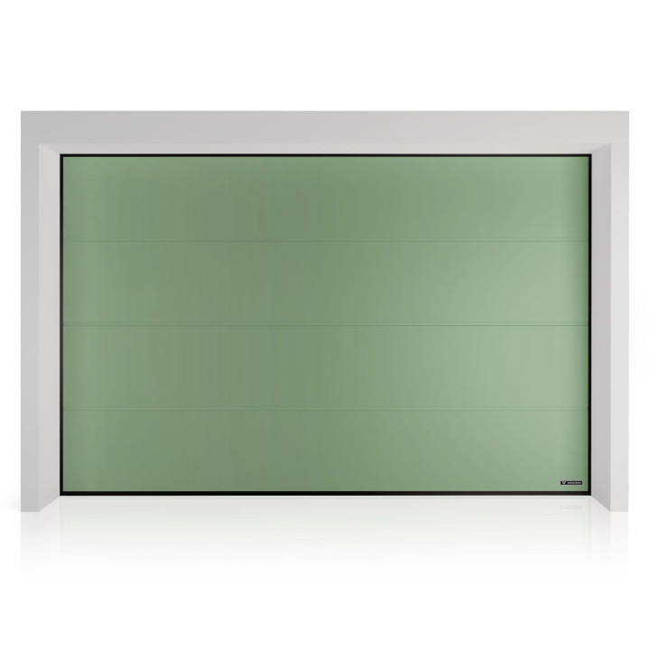 Brama garażowa segmentowa UniPro - panel gładki, bez przetłoczeń. Sterowanie automatyczne MOTO io.