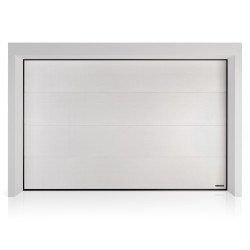 Brama garażowa segmentowa UniPro - panel gładki, bez przetłoczeń. Sterowanie automatyczne METRO Smart io.