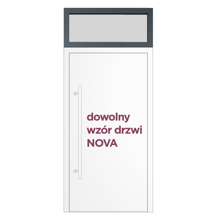 Naświetle górne do drzwi NOVA (dopłata).