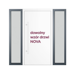 Podwójne doświetle boczne do drzwi NOVA (dopłata).