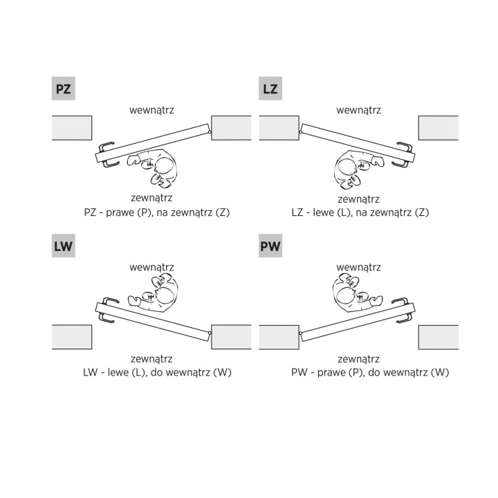 Drzwi zewnętrzne CREO - wzór 319.