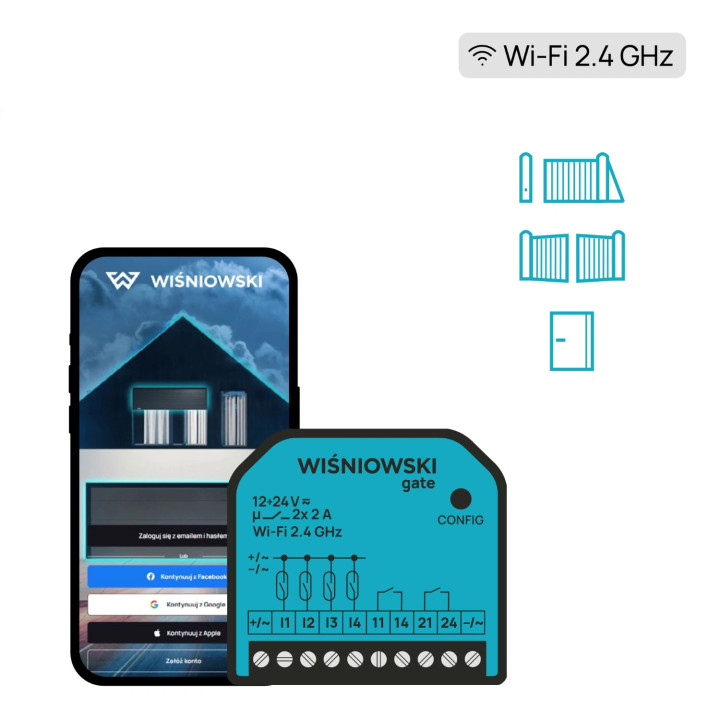 WIŚNIOWSKI gate - opak. pojed. Nr części: 90000963.