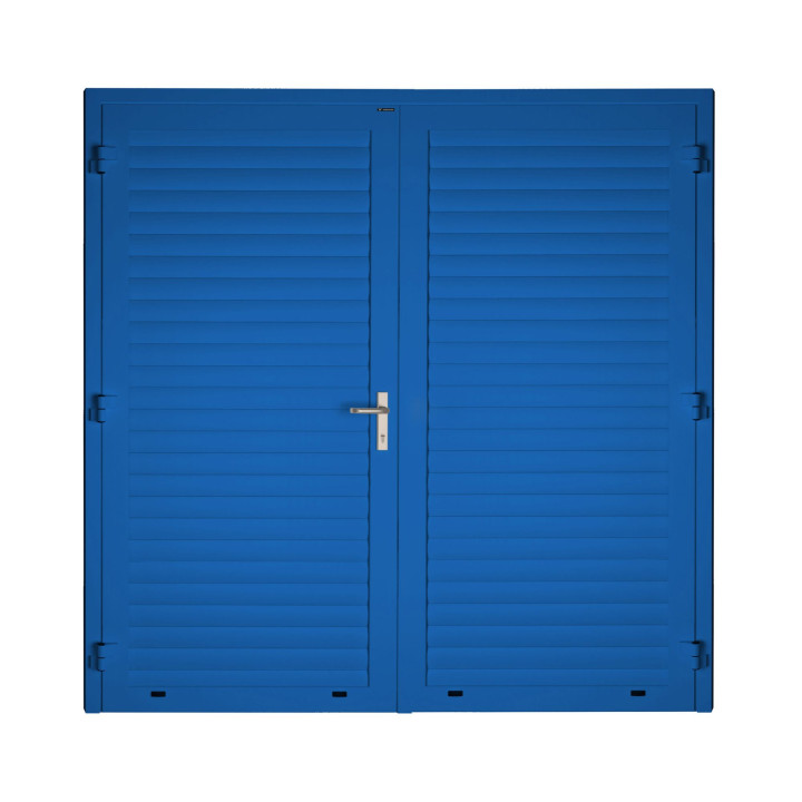 Drzwi gospodarcze panelowe dwuskrzydłowe - DoorLight 45. Profil AW 77.