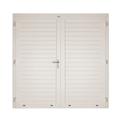 Drzwi gospodarcze panelowe dwuskrzydłowe - DoorLight 45. Profil AW 100.