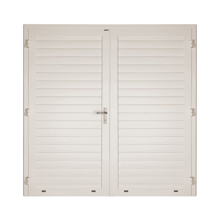 Drzwi gospodarcze panelowe dwuskrzydłowe - DoorLight 45. Profil AW 100.