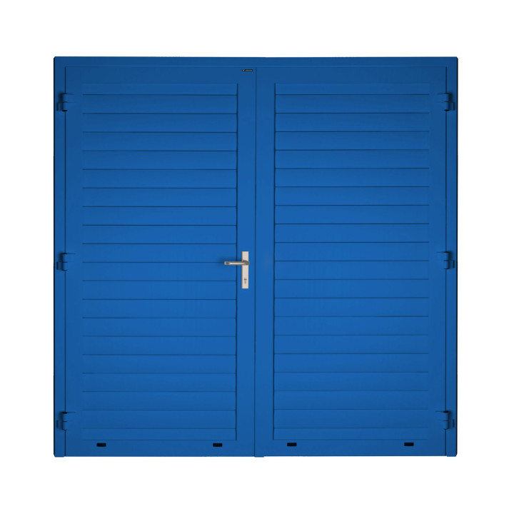 Drzwi gospodarcze panelowe dwuskrzydłowe - DoorLight 45. Profil AW 100.