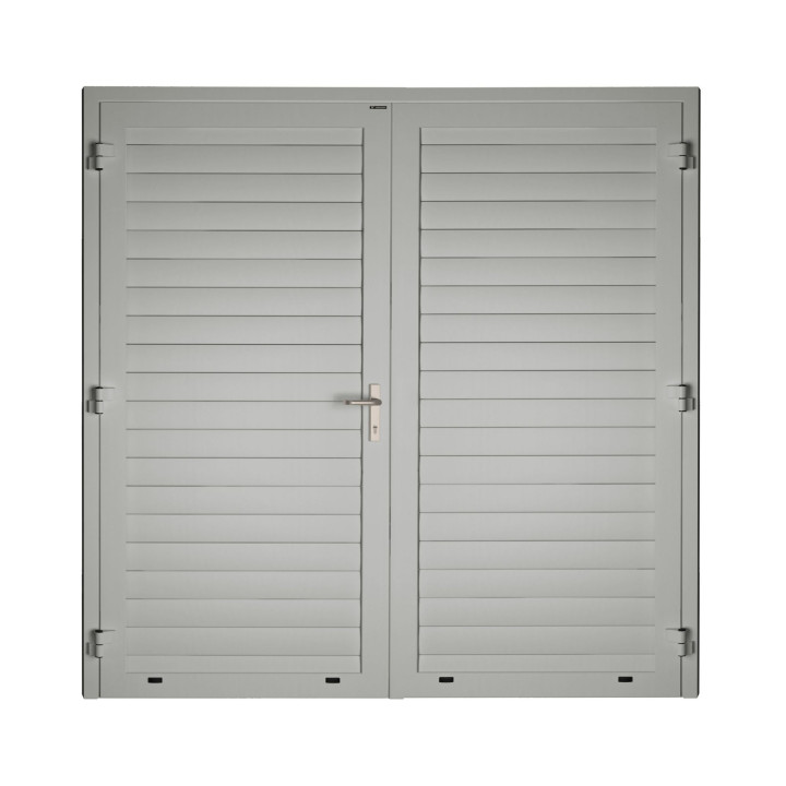Drzwi gospodarcze panelowe dwuskrzydłowe - DoorLight 45. Profil AW 100.