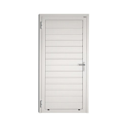 Drzwi gospodarcze panelowe - DoorPro 45. Panel z przetłoczeniami niskimi.