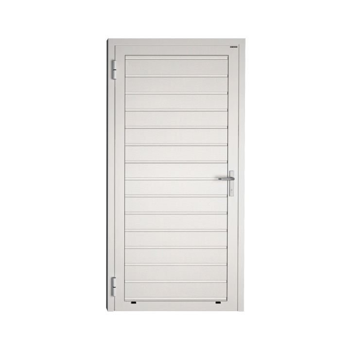 Drzwi gospodarcze panelowe - DoorPro 45. Panel z przetłoczeniami niskimi.