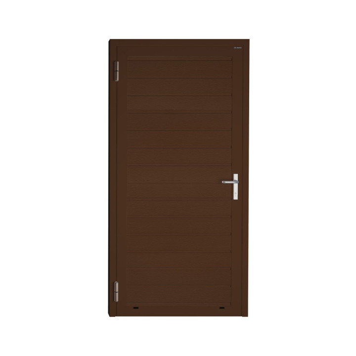 Drzwi gospodarcze panelowe - DoorPro 45. Panel z przetłoczeniami niskimi.