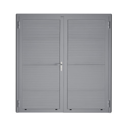 Drzwi gospodarcze panelowe dwuskrzydłowe - DoorPro 45. Panel V.