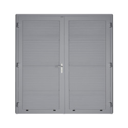 Drzwi gospodarcze panelowe dwuskrzydłowe - DoorPro 60. Panel V.