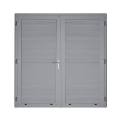Drzwi gospodarcze panelowe dwuskrzydłowe - DoorPro 70. Panel V.
