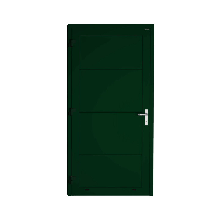 Drzwi panelowe - DoorTherm 86. Panel gładki, bez przetłoczeń.