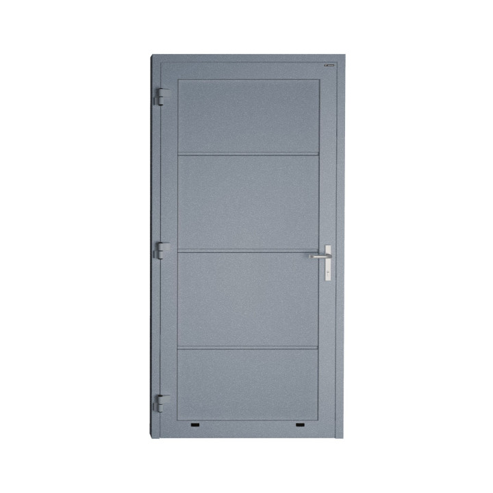 Drzwi panelowe - DoorTherm 86. Panel gładki, bez przetłoczeń.