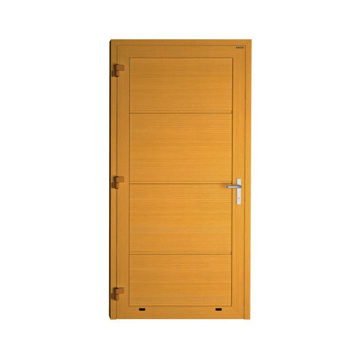 Drzwi panelowe - DoorTherm 86. Panel gładki, bez przetłoczeń.
