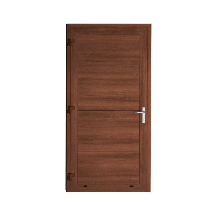 Drzwi panelowe - DoorTherm 86. Panel gładki, bez przetłoczeń.