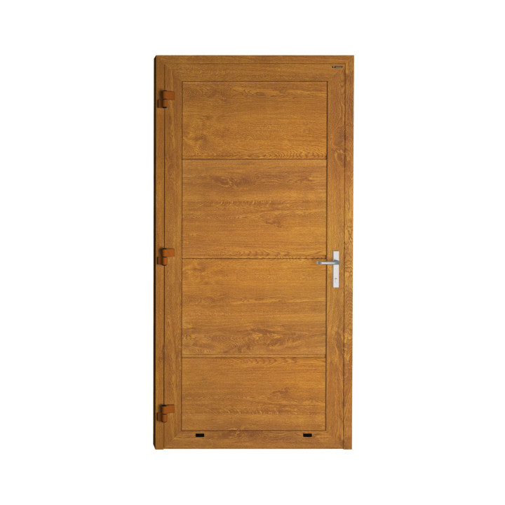 Drzwi panelowe - DoorTherm 86. Panel gładki, bez przetłoczeń.