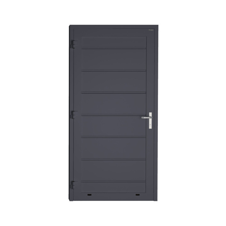 Drzwi panelowe - DoorTherm 86. Panel z przetłoczeniami wysokimi.