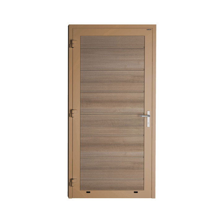 Drzwi panelowe - DoorTherm 86. Panel z przetłoczeniami wysokimi.