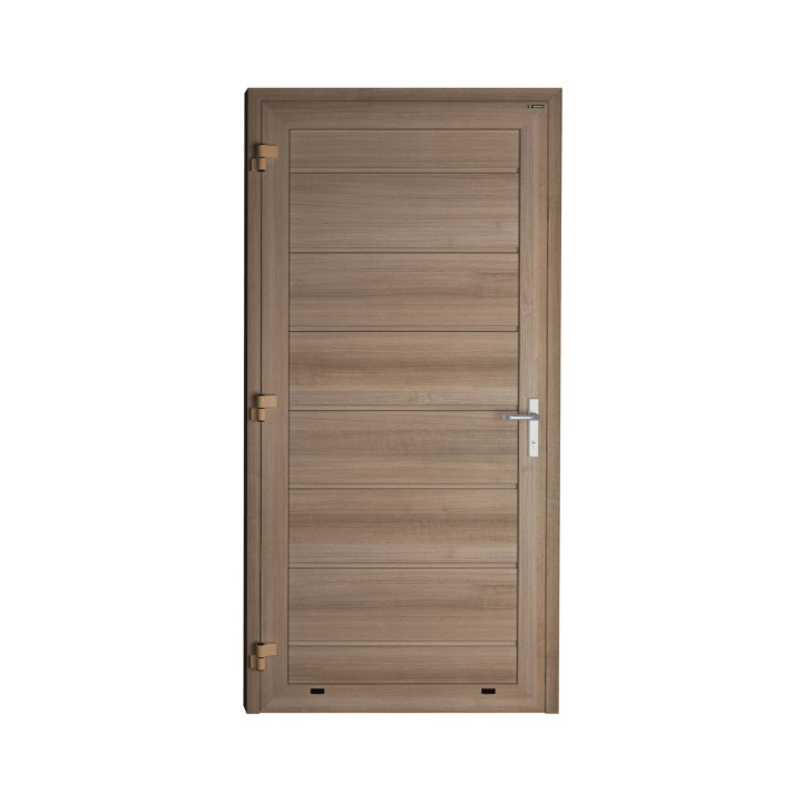 Drzwi panelowe - DoorTherm 86. Panel z przetłoczeniami wysokimi.