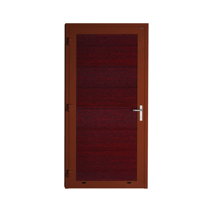 Drzwi panelowe - DoorTherm 86. Panel z przetłoczeniami wysokimi.