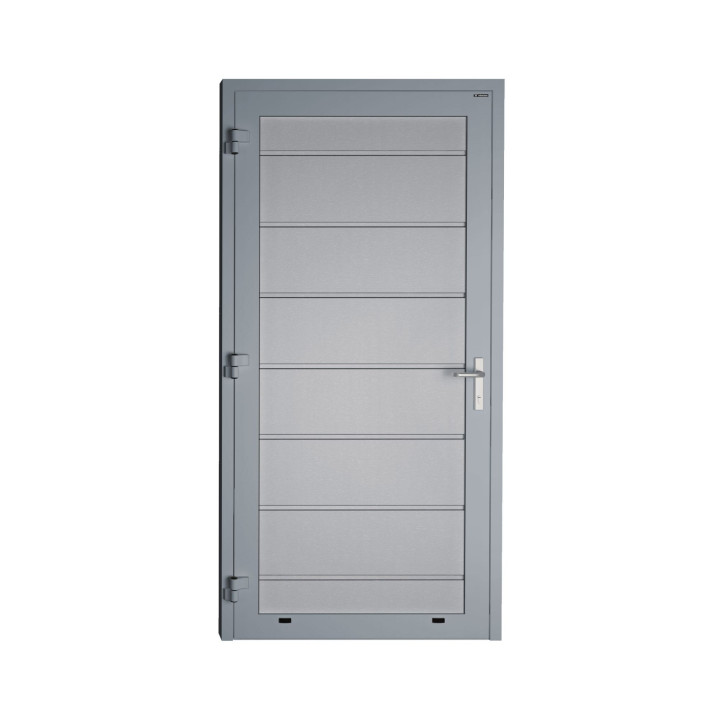 Drzwi panelowe - DoorTherm 86. Panel z przetłoczeniami wysokimi.