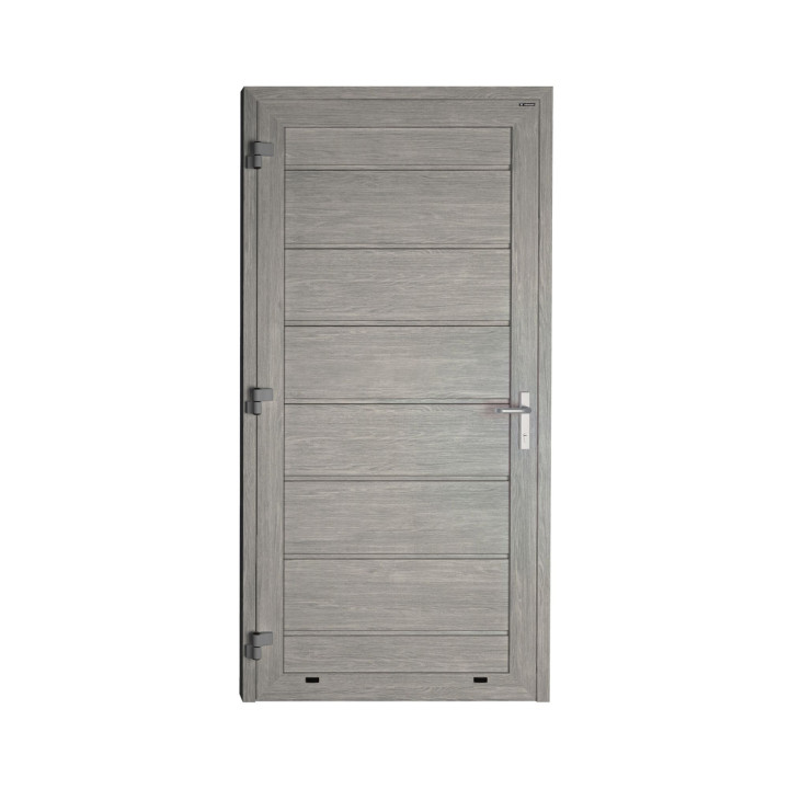 Drzwi panelowe - DoorTherm 86. Panel z przetłoczeniami wysokimi.