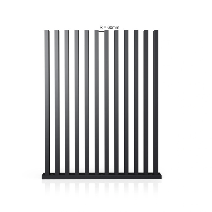 Przęsło palisadowe stalowe INFINITY AW.10.132.