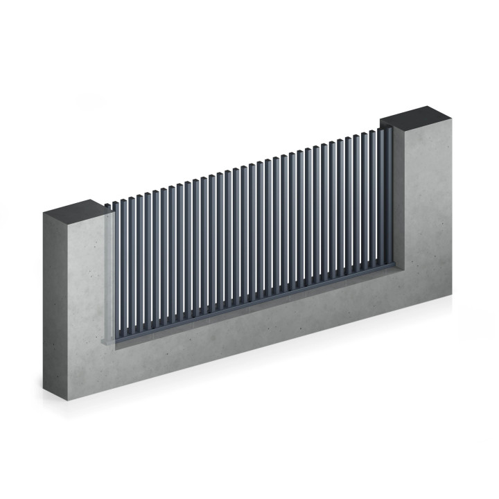 Przęsło palisadowe stalowe INFINITY AW.10.132.