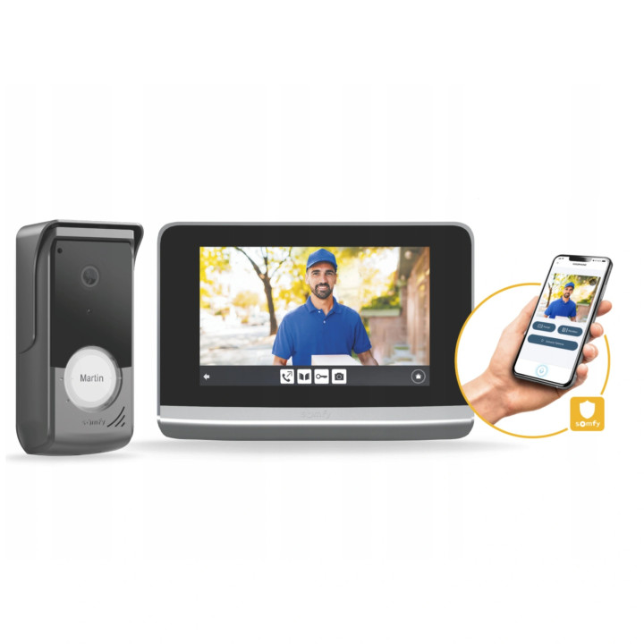 Somfy V500 Pro io connect natynk. DIN. Nr części: 90001044.