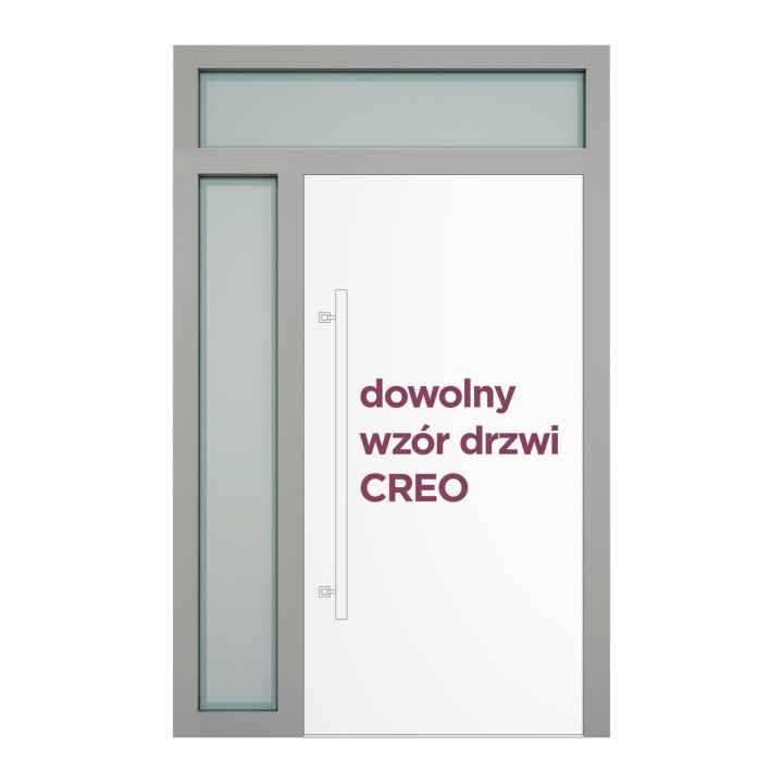 Doświetle boczne lewe i naświetle górne do drzwi CREO.