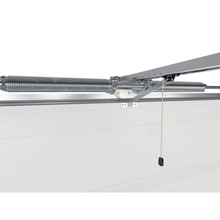 Brama garażowa segmentowa UniTherm - panel gładki, bez przetłoczeń. Sterowanie automatyczne METRO Smart io.